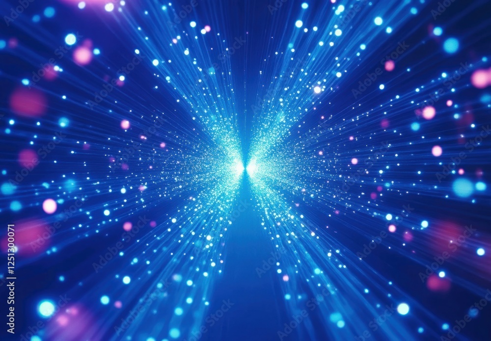 Abstract blue background motion transformation movement grow dots lines connect pattern of future innovation technology digital business concept with network for decentralize communication Abstract blue background motion transformation movement grow dots lines connect pattern of future innovation technology digital business concept with network for decentralize communication
