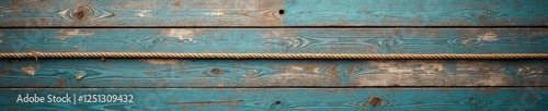 Weathered wood plank background, distressed nautical rope texture, worn, adventure, vintage