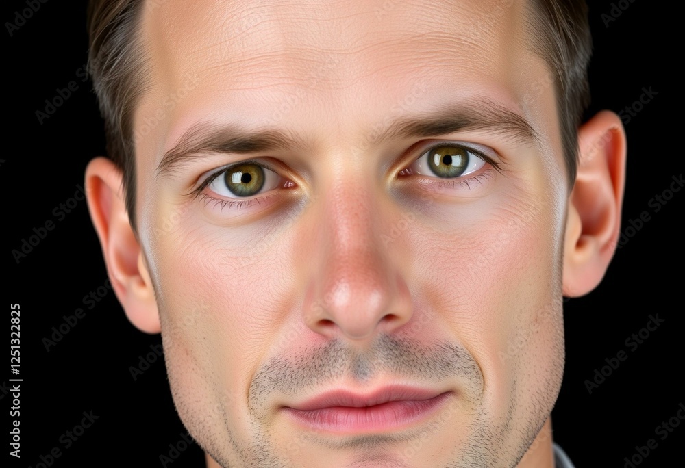 Male portrait with a calm expression Male portrait with a calm expression