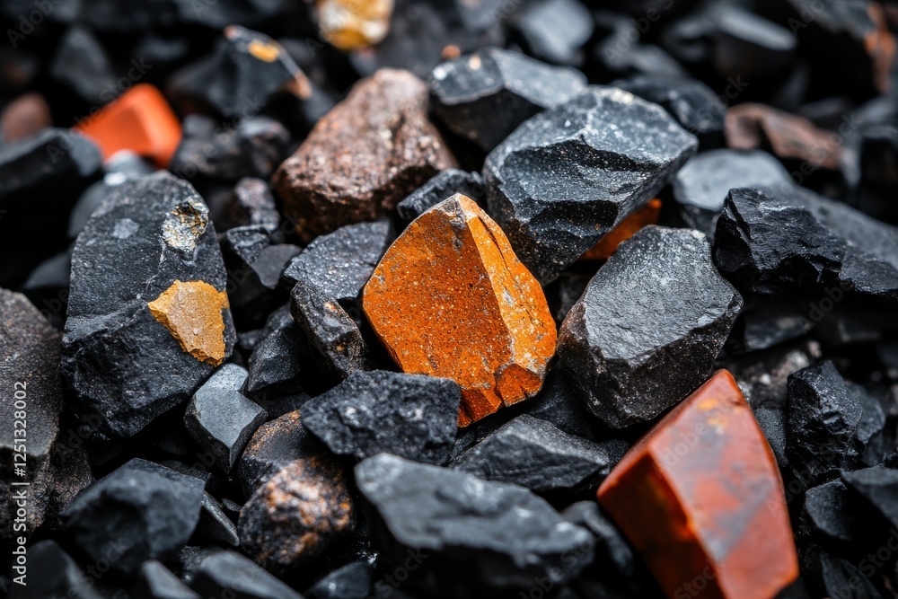 Geological display of colorful minerals and rocks in a natural setting showcasing intricate textures and hues Geological display of colorful minerals and rocks in a natural setting showcasing intricate textures and hues