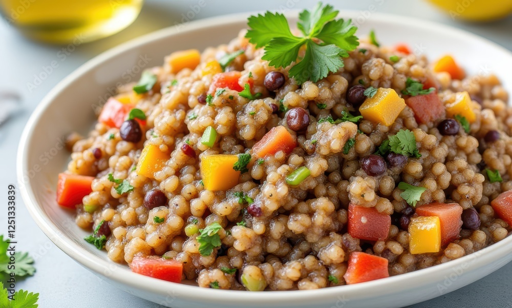 Delicious mixed grain salad bowl Delicious mixed grain salad bowl
