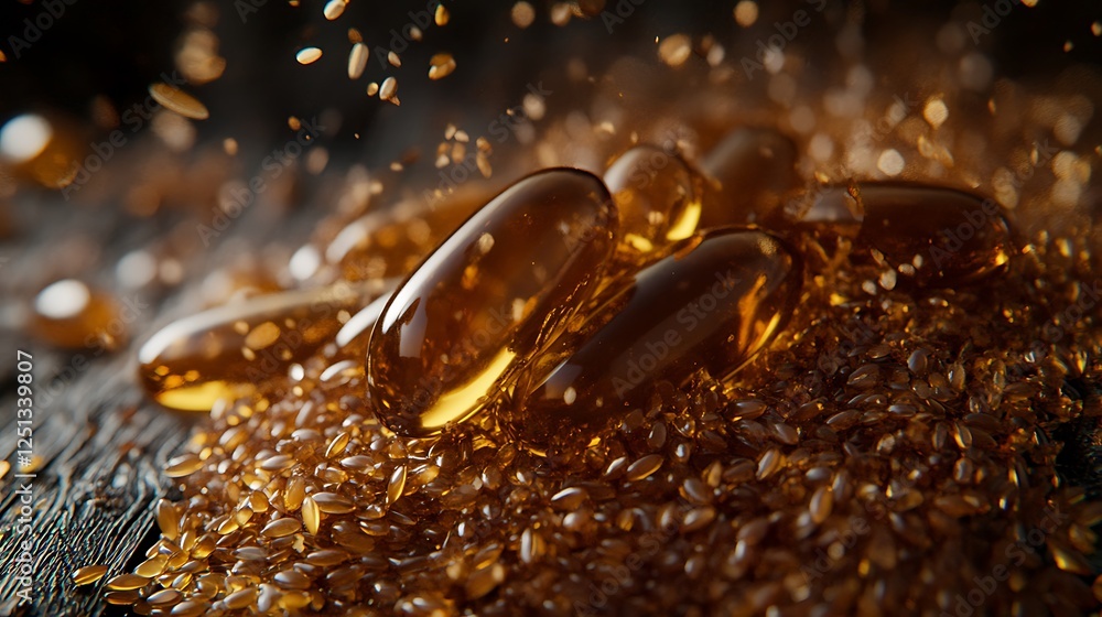 Linseed flaxseed oil capsules and flaxseed oil overgranules Linseed flaxseed oil capsules and flaxseed oil overgranules