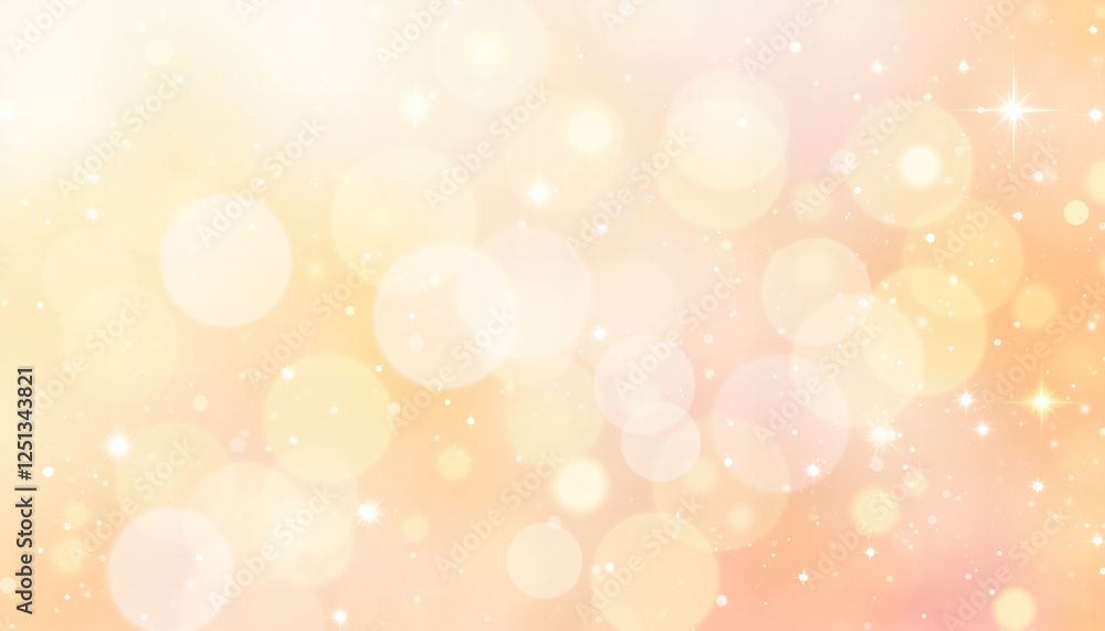 Golden bokeh background with soft glow for Women's Day Golden bokeh background with soft glow for Women's Day