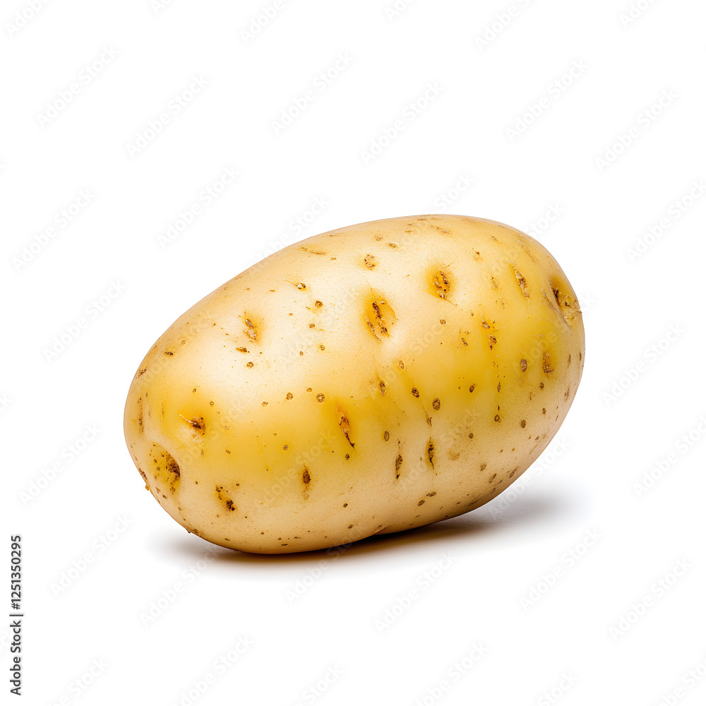 Fresh single potato isolated on white background
Fresh single potato isolated on white background