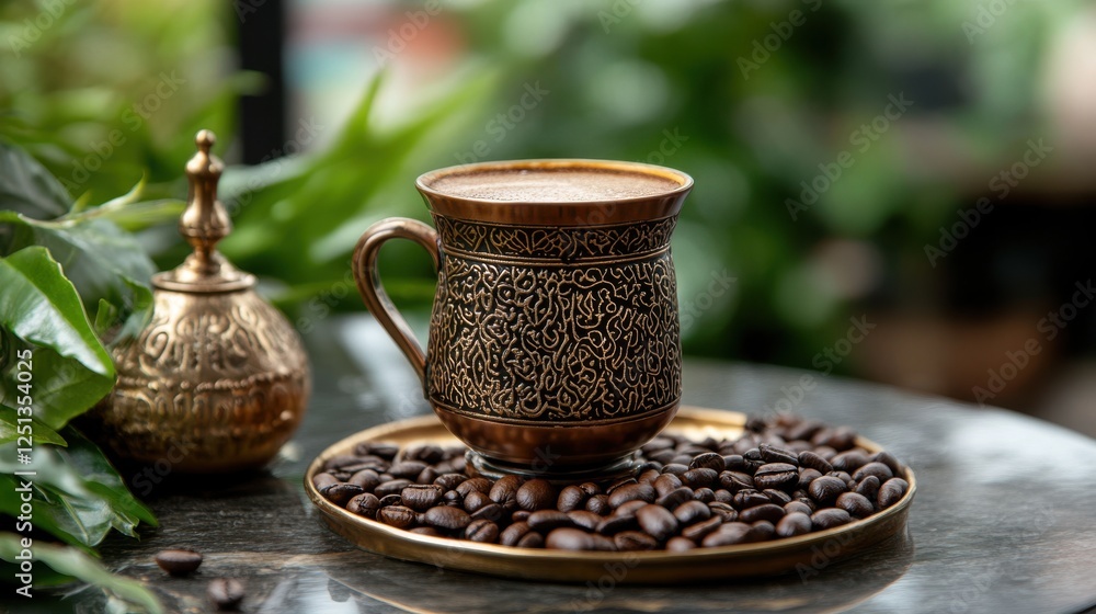 Coffee espresso machine brews a rich cup of coffee. Coffee espresso machine brews a rich cup of coffee.