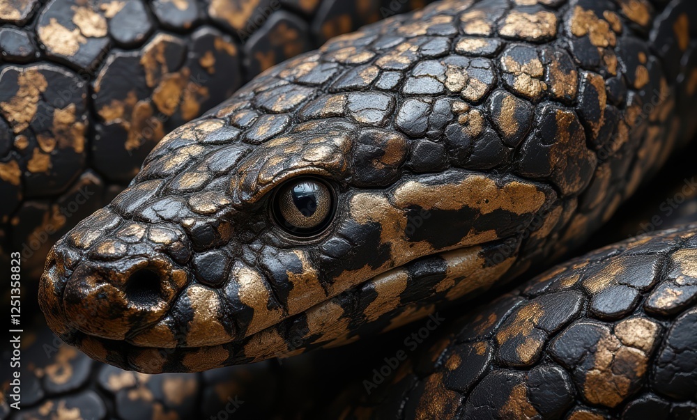 Close-up of a beautiful snake Close-up of a beautiful snake