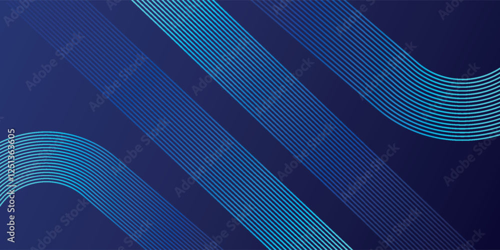 Abstract blue glowing geometric lines on dark blue background. Modern shiny blue circle lines pattern. Futuristic technology concept. Suit for cover, poster, Abstract blue glowing geometric lines on dark blue background. Modern shiny blue circle lines pattern. Futuristic technology concept. Suit for cover, poster,
