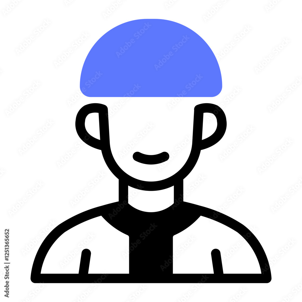 This Man icon is suitable for Ramadan Islamic event etc