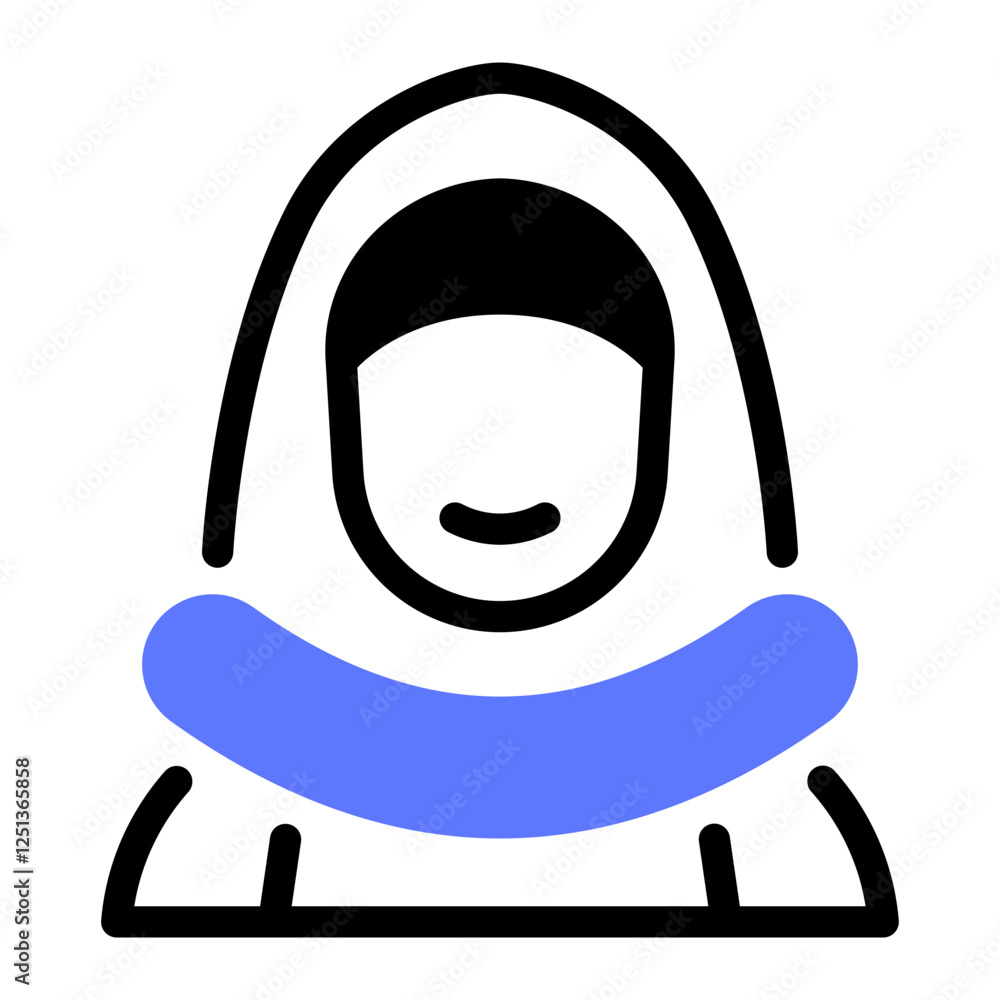 This Woman icon is suitable for Ramadan Islamic event etc This Woman icon is suitable for Ramadan Islamic event etc