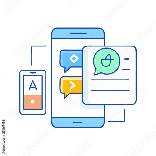 Free Download language learning app icon, language learning app vector illustration-simple illustration of language learning app, perfect for language learning app logos and icons - GFXLoad