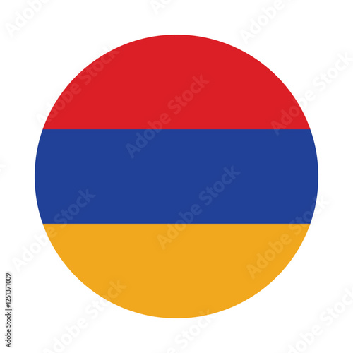 Free Download Flag of Armenia. Armenia circle flag logo icon computer vector illustration design - GFXLoad