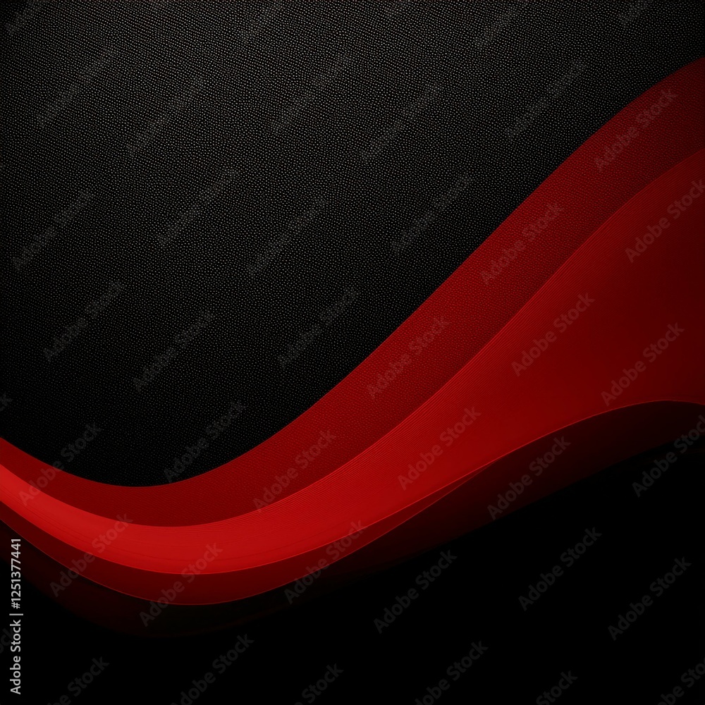 Naklejka premium Abstract colorful Red Wave line background, color wave for design brochure, website, flyer.