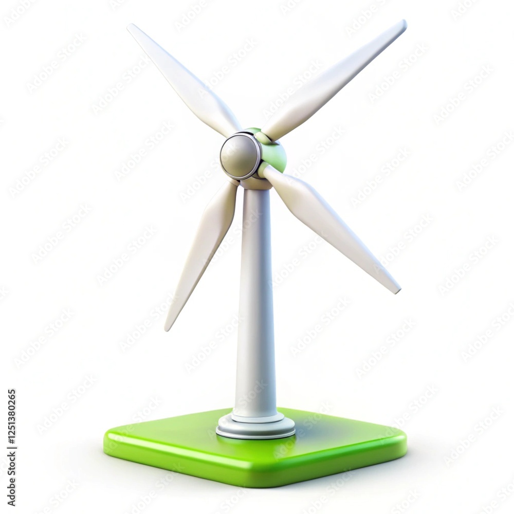 wind turbine isolated wind turbine isolated