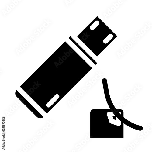 usb solid icon