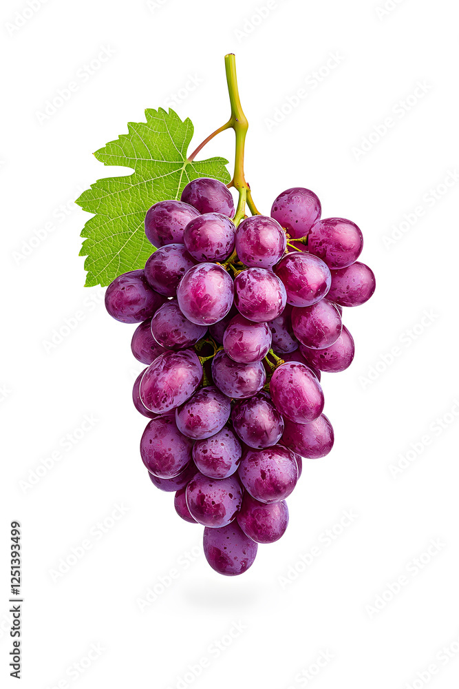 A bunch of fresh blue grapes isolated, isolated on white background A bunch of fresh blue grapes isolated, isolated on white background