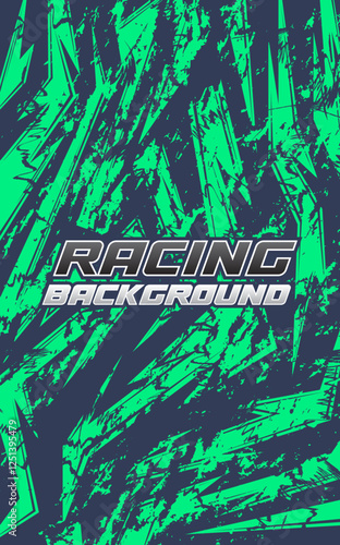 Abstract geometric background for sports, t-shirt, racing car livery