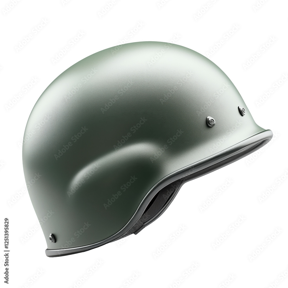 Military helmet in matte green color, isolated on a transparent background. Protective combat helmet with minimalistic design, suitable for army, tactical gear, and safety equipment projects. Military helmet in matte green color, isolated on a transparent background. Protective combat helmet with minimalistic design, suitable for army, tactical gear, and safety equipment projects.