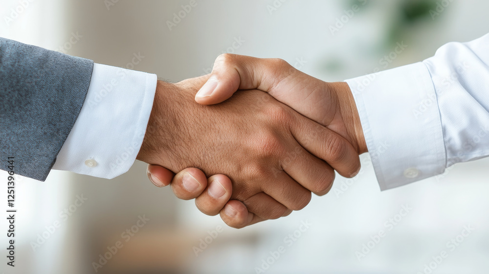 close up of two hands shaking, symbolizing agreement and partnership. image conveys sense of trust and collaboration in professional setting close up of two hands shaking, symbolizing agreement and partnership. image conveys sense of trust and collaboration in professional setting