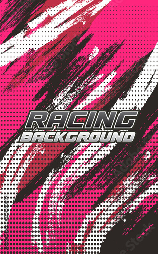 Abstract geometric background for sports, t-shirt, racing car livery