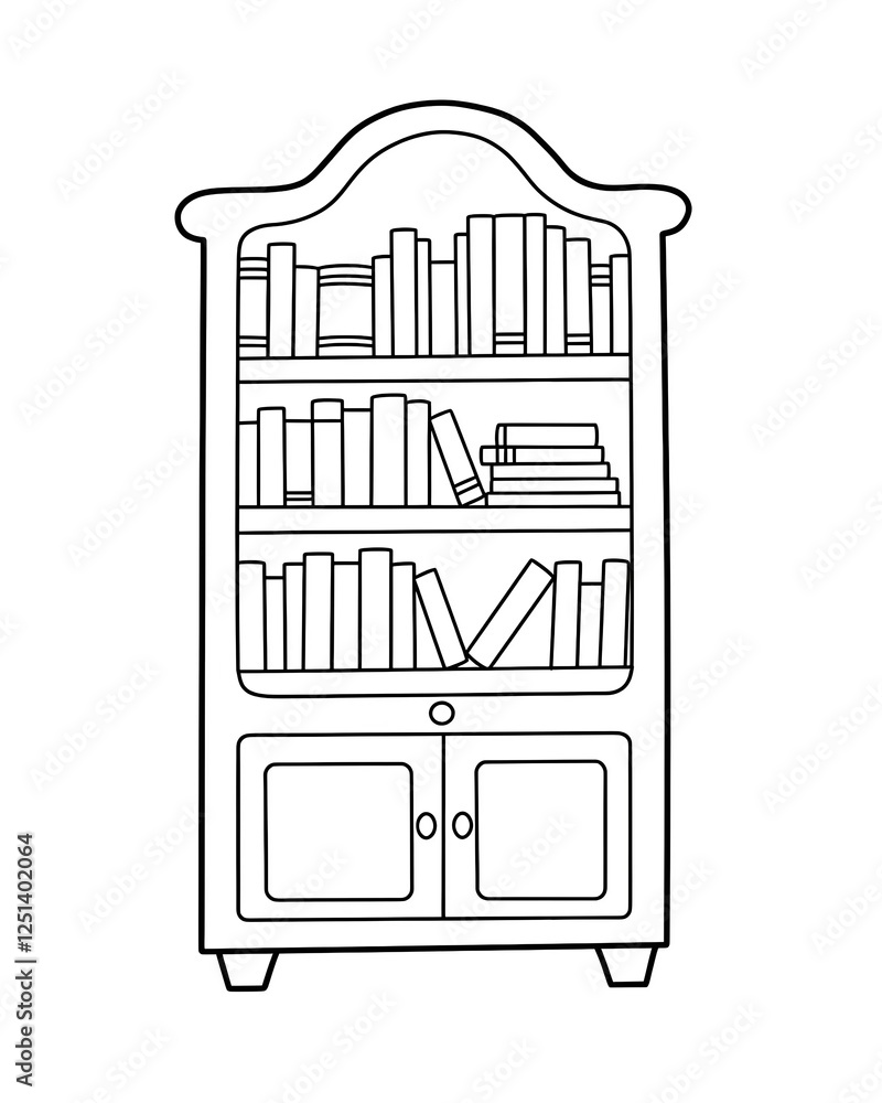 bookcase sketch bookcase sketch