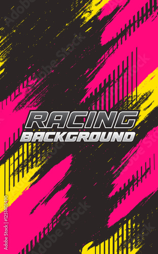 Abstract geometric background for sports, t-shirt, racing car livery