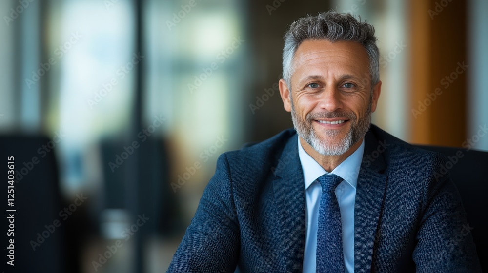 Fototapeta premium Professional Portrait of Corporate Storyteller in Business Environment