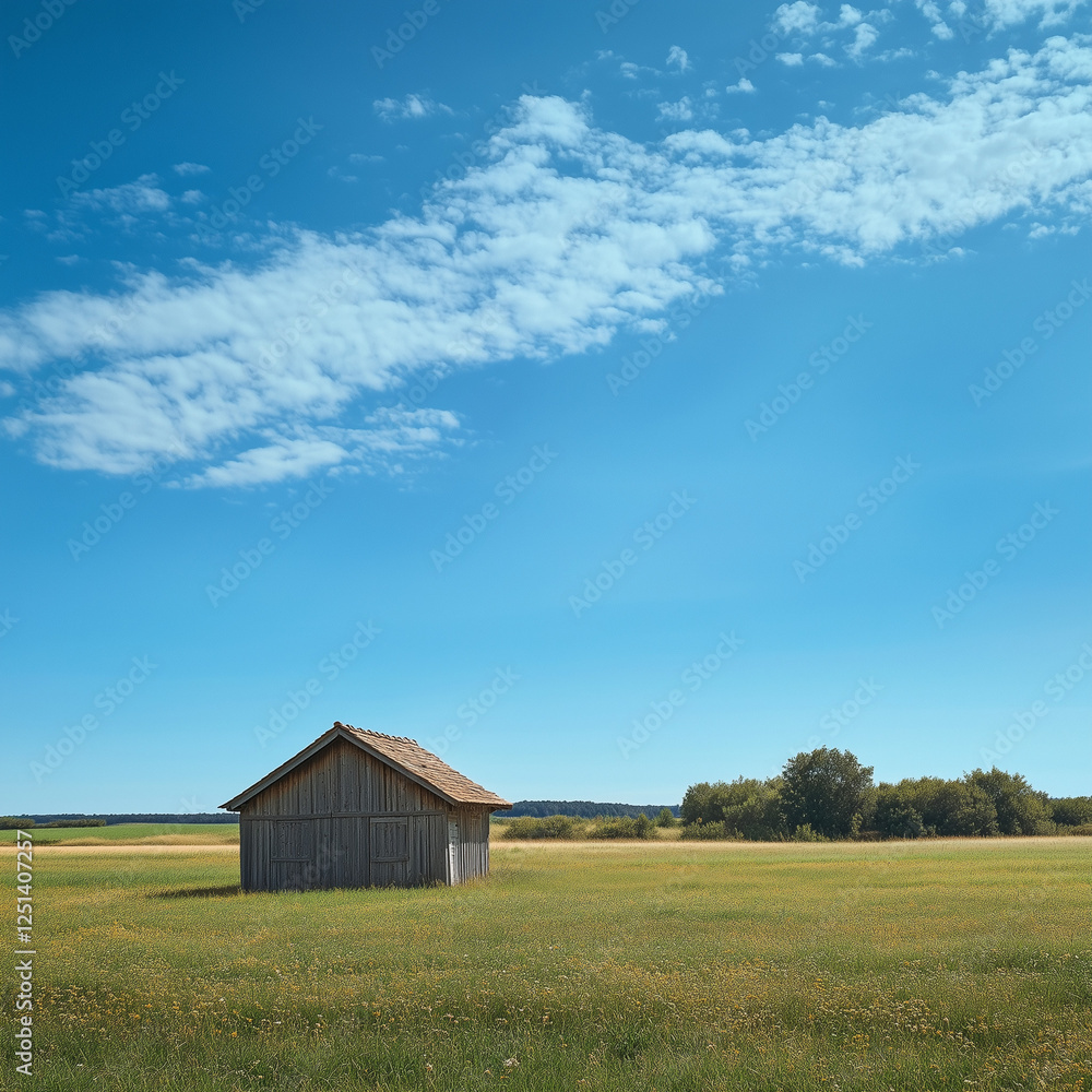 barn in the field barn in the field
