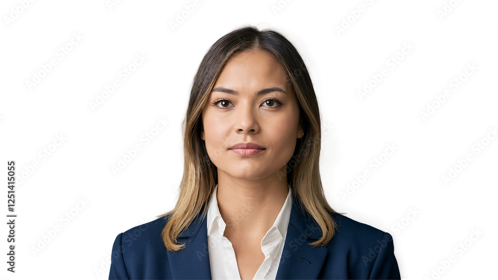 Woman in Suit isolated on transparent background Woman in Suit isolated on transparent background