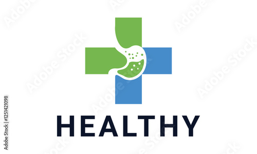 Healthy Stomach Logo Design Template. creative Gastroenterology Healthy Logo element icon vector template.eps