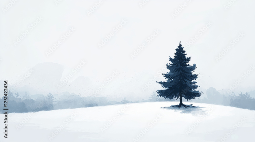 Snowy Solitude – Variant 1 Snowy Solitude – Variant 1