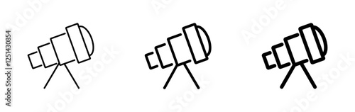 observation vector icon
