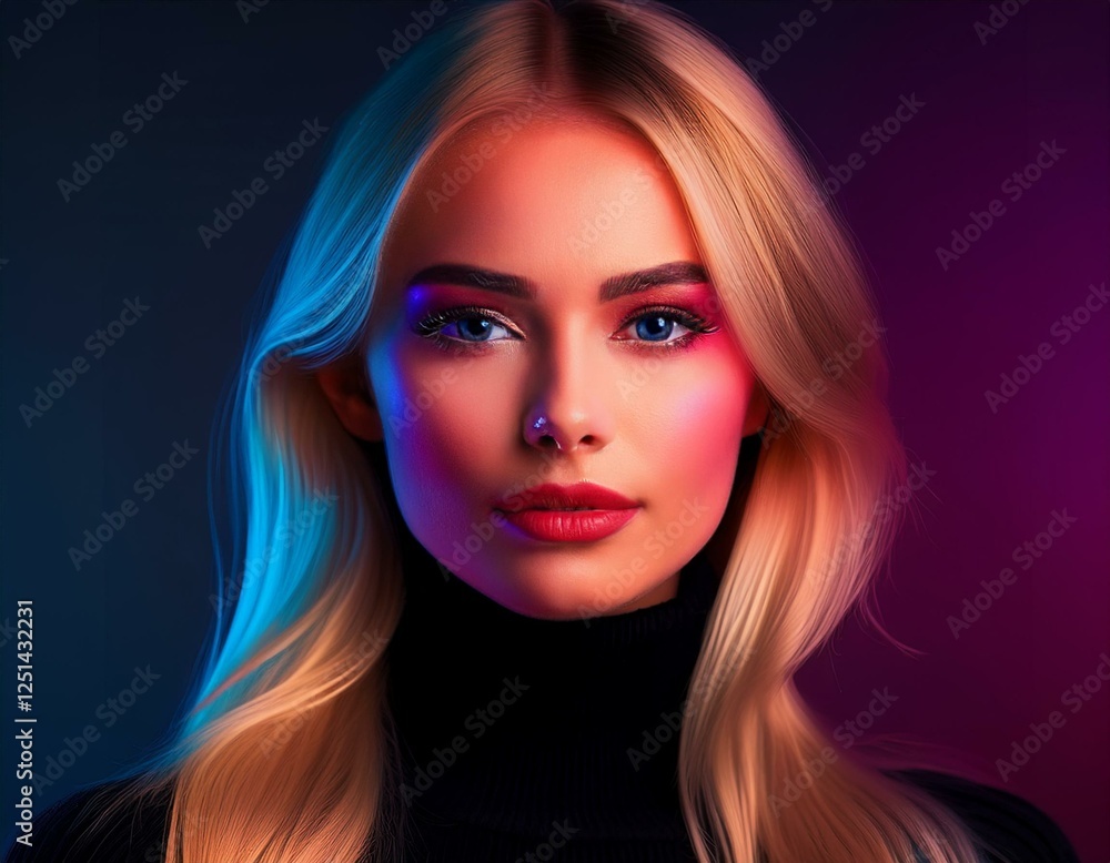 Fototapeta premium Hübsche junge Frau