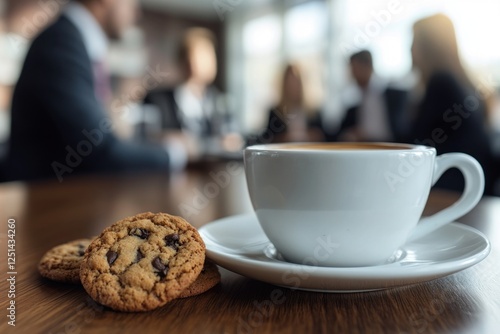 Coffee Break: Indulging in Chocolate Chip Cookies and Coffee