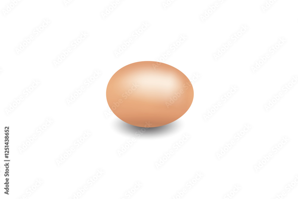 Realistic egg vector on white background. chicken egg, egg farm, eggs vector. Realistic egg vector on white background. chicken egg, egg farm, eggs vector.