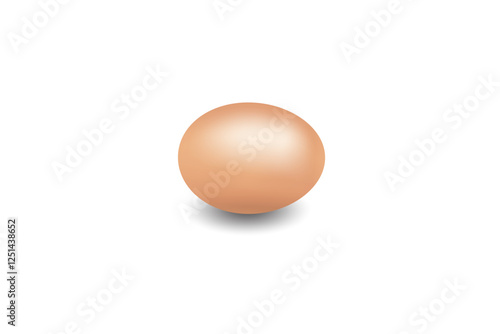 Realistic egg vector on white background. chicken egg, egg farm, eggs vector.