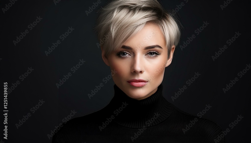 Naklejka premium Hübsche junge Frau