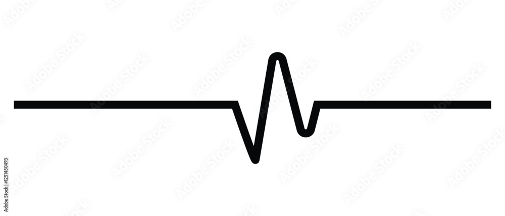 heartbeat line and life line icon, heart and heartbeat line, life line icon on white background. heartbeat line and life line icon, heart and heartbeat line, life line icon on white background.