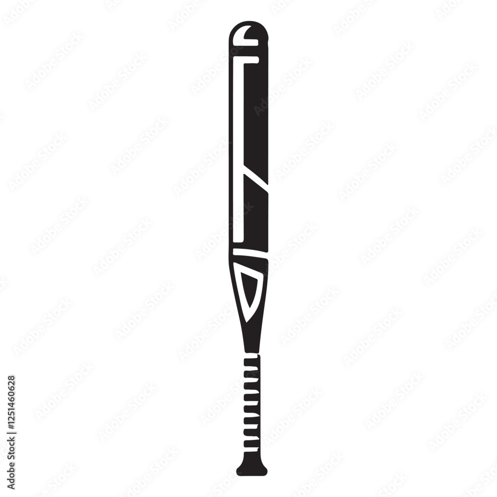 Baseball Bat Vector Illustration for Sports Equipment Designs Baseball Bat Vector Illustration for Sports Equipment Designs