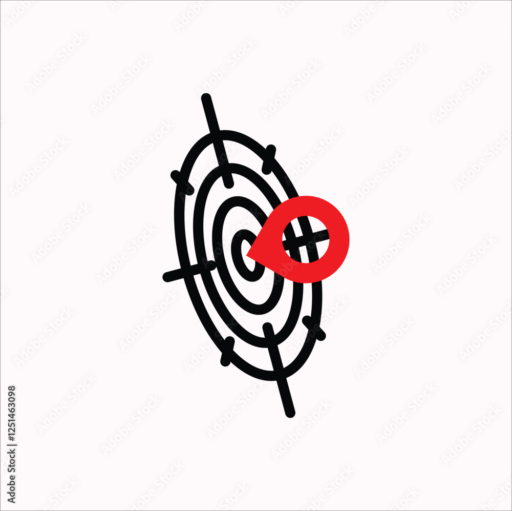 Obraz premium Target vector illustration design. Eps 10.