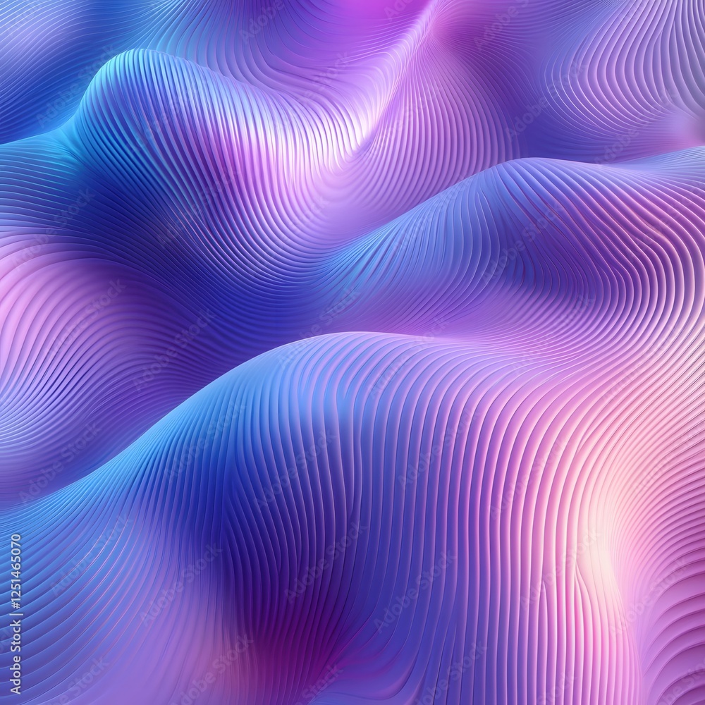 Abstract Waves of Iridescent Pastel Colors Flowing in a Smooth and Gentle Motion Design Abstract Waves of Iridescent Pastel Colors Flowing in a Smooth and Gentle Motion Design