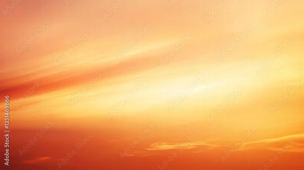 Obraz premium Golden Hour Sky: Cloudscape