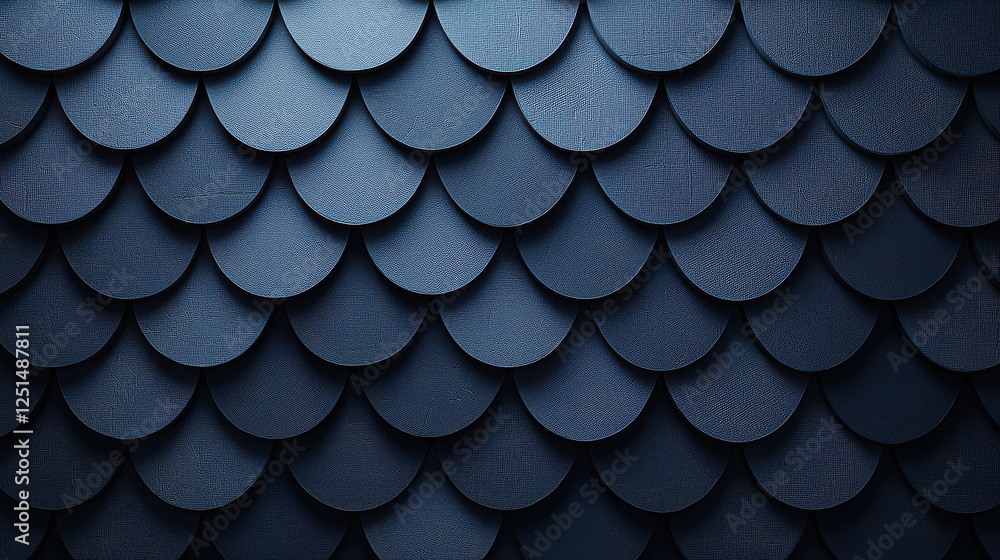 Soft navy blue scales with radial gradient texture create unique background Soft navy blue scales with radial gradient texture create unique background