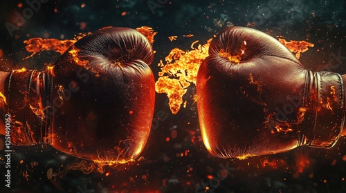 Global Conflict: A Fiery Showdown