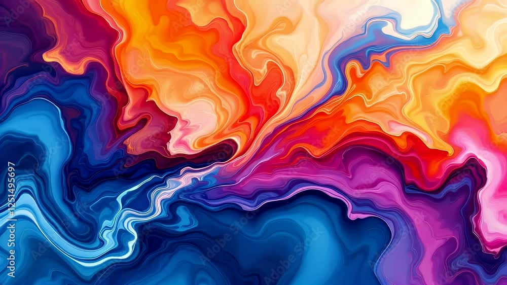 Vibrant Abstract Swirls: A Symphony of Color Vibrant Abstract Swirls: A Symphony of Color