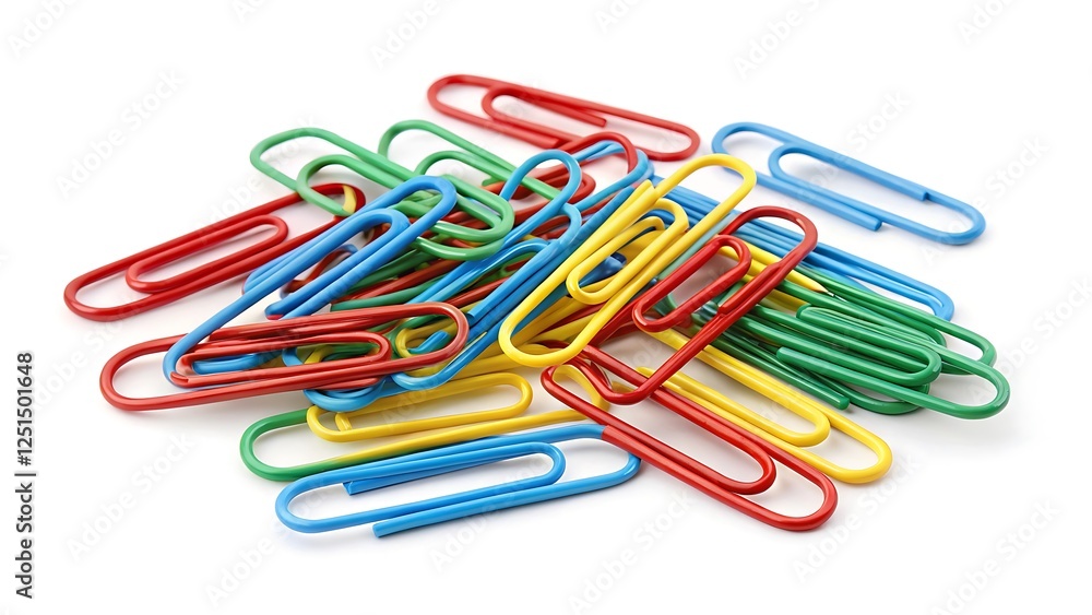 colorful paper clips colorful paper clips