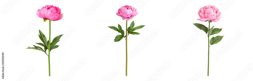 Elegant Pink Peony Flower Arrangement Design Isolated on transparent background Elegant Pink Peony Flower Arrangement Design Isolated on transparent background
