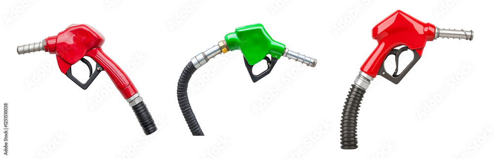Fuel Pumps for Gasoline Station Use Isolated on transparent background Fuel Pumps for Gasoline Station Use Isolated on transparent background