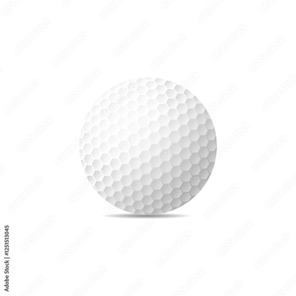 Golf ball vector illustration, golf icon Golf ball vector illustration, golf icon