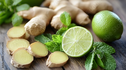 Refreshing Ginger Mint Limeade
