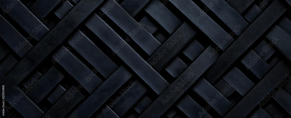 Black abstract background with a hexagonal pattern Black abstract background with a hexagonal pattern